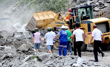 柳工馳援四川茂縣災區
